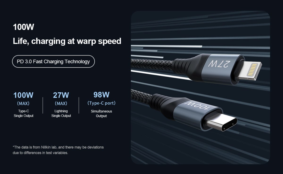 NILLKIN  DualPower 2-in-1 Charger Data Cable